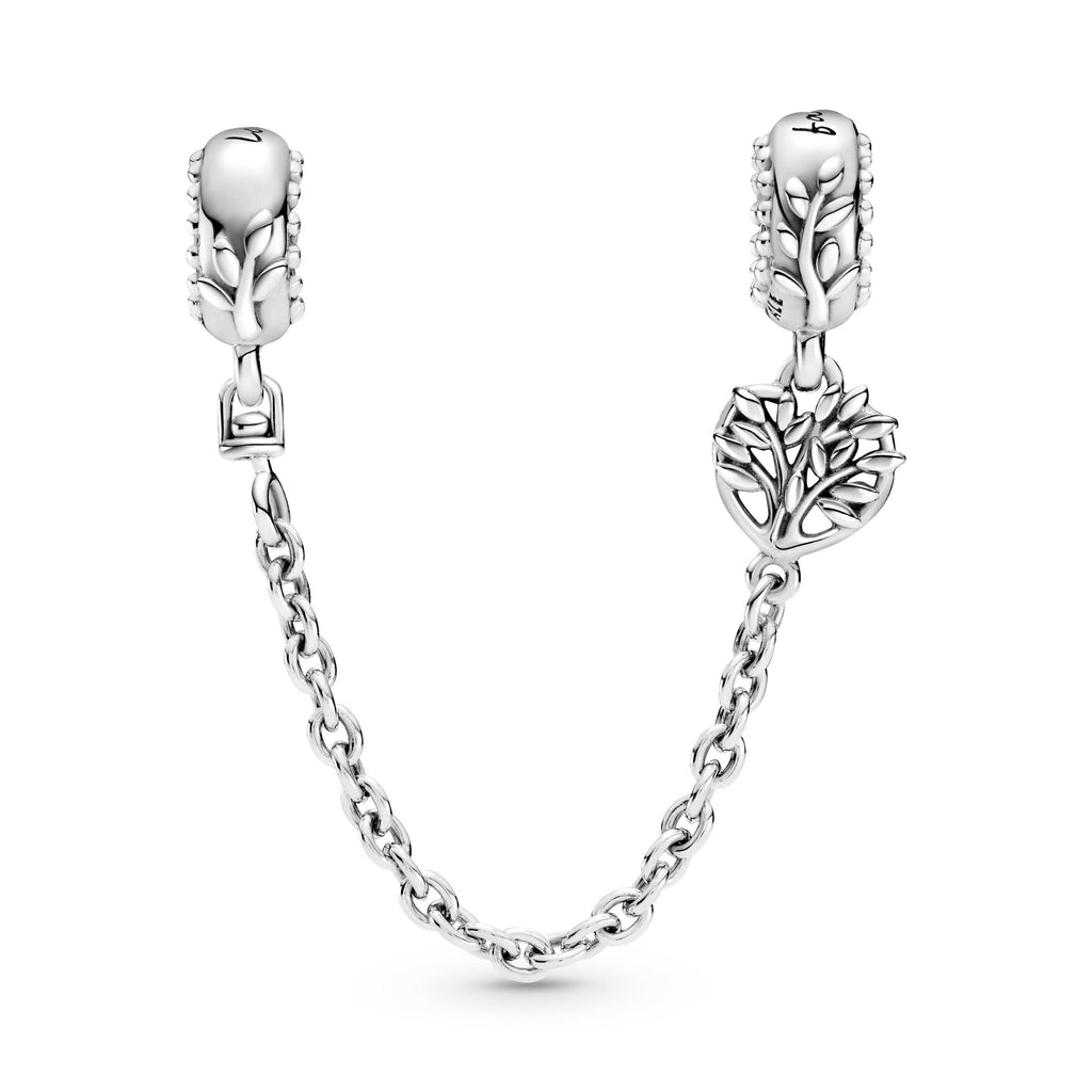 Pandora Heart Family Tree Safety Chain Charm