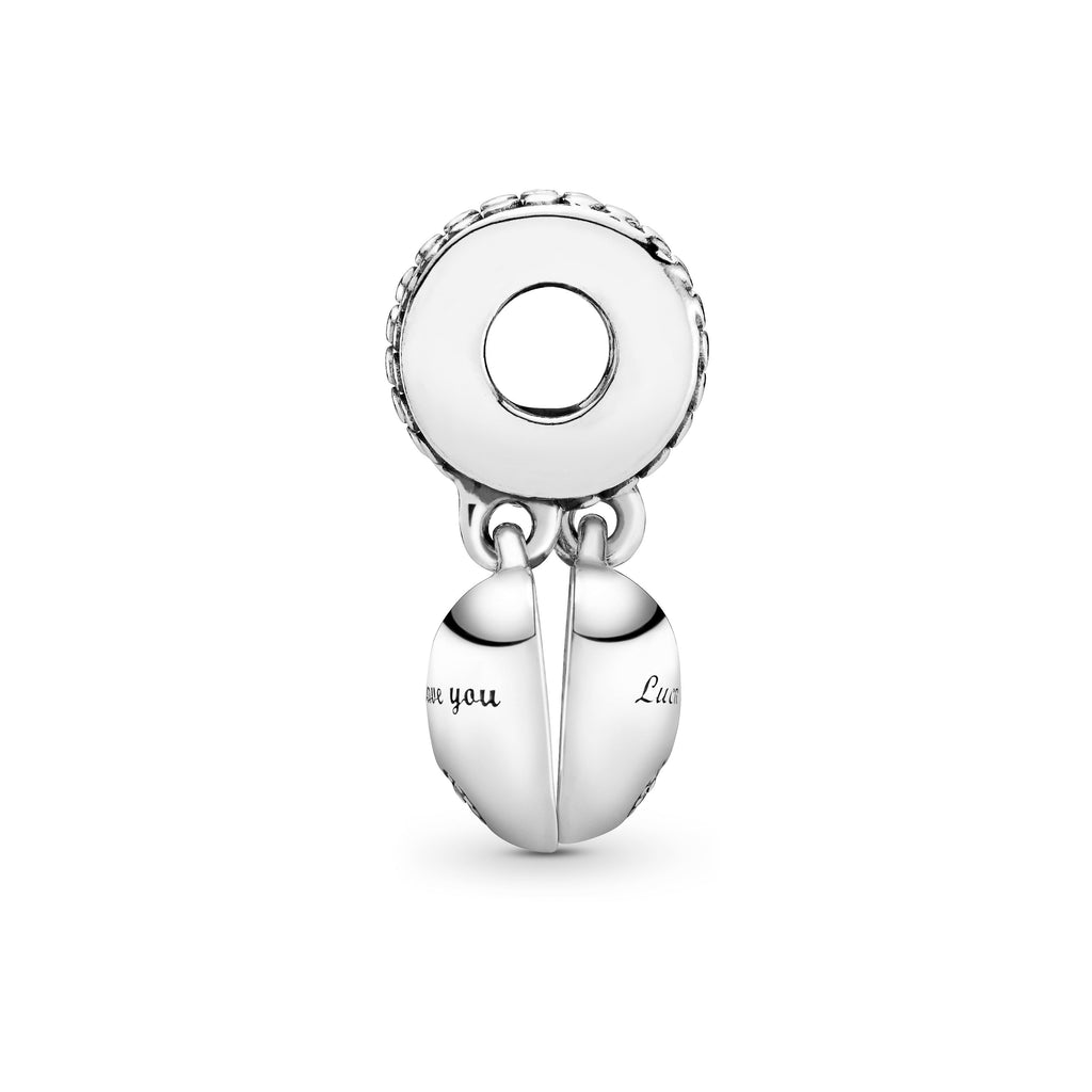 Pandora Charm Featuring Daughter- & Mother in Law Split Dangle