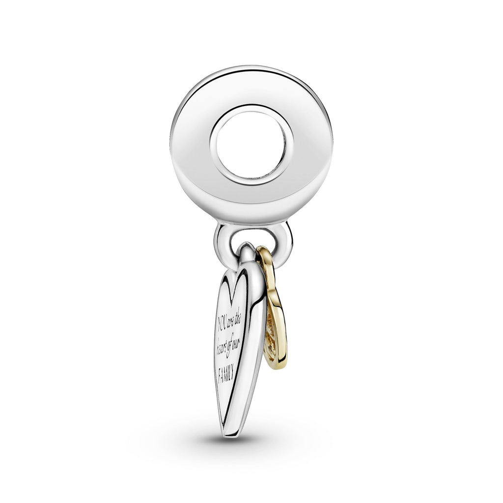 Pandora Two-tone Family Tree & Heart Dangle Charm
