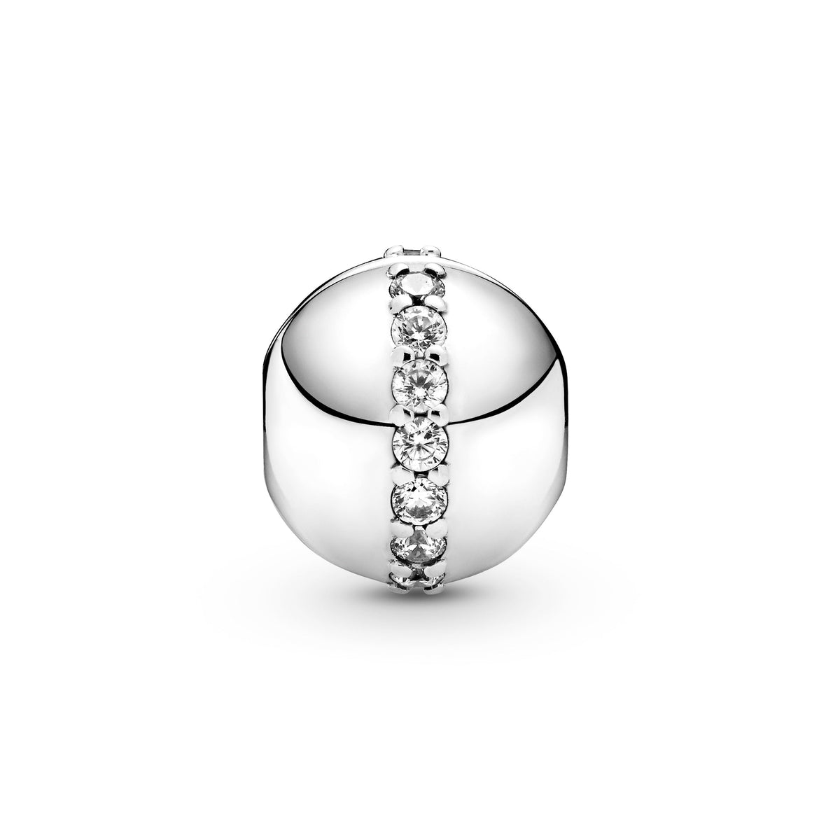Pandora Charm Featuring Sparkling Line Clip