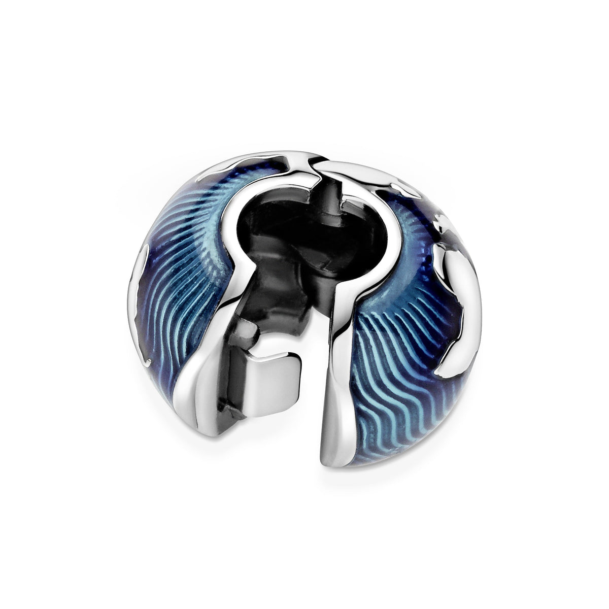 Pandora Charm Featuring Blue Globe Clip