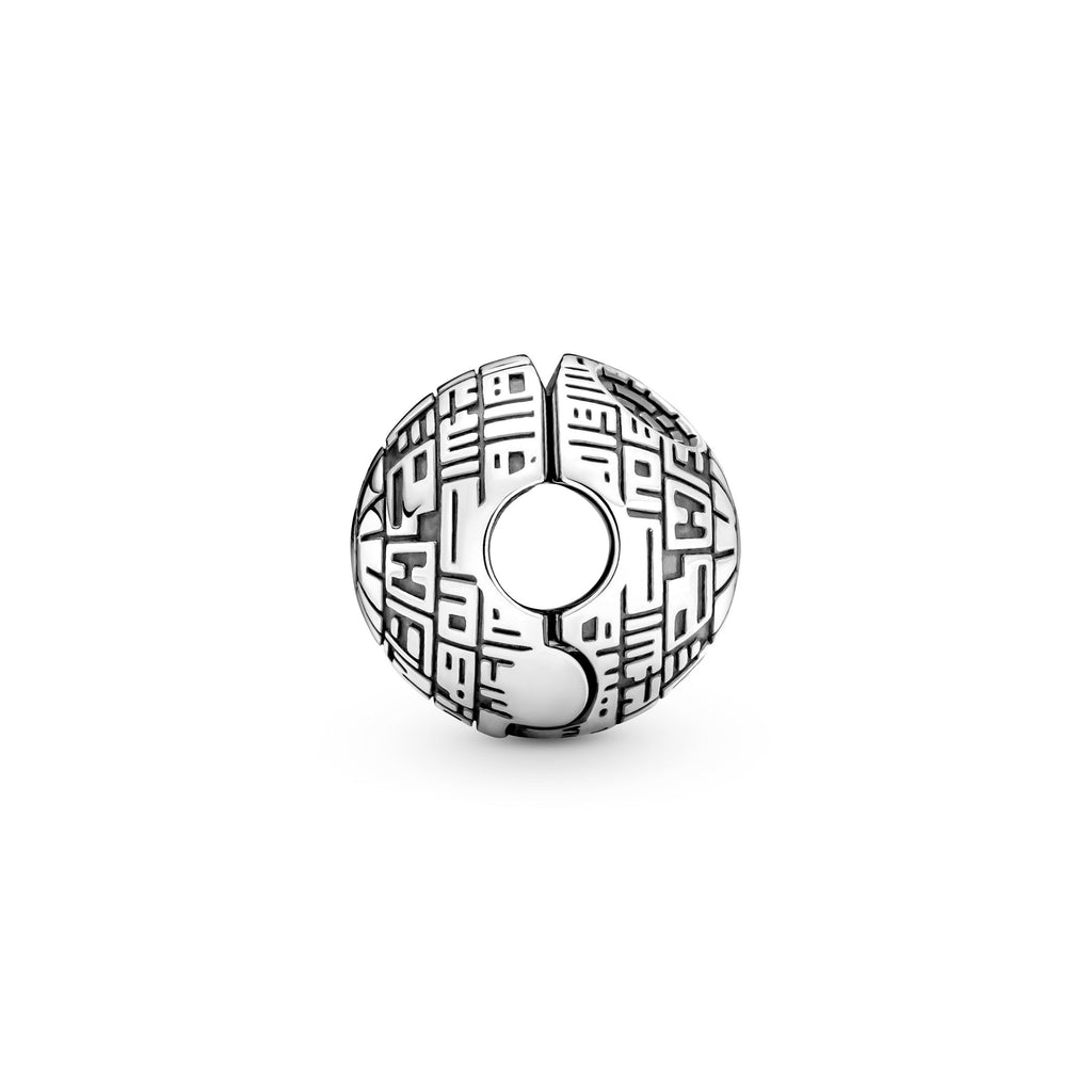 Pandora Charm Featuring Star Wars Death Star Clip