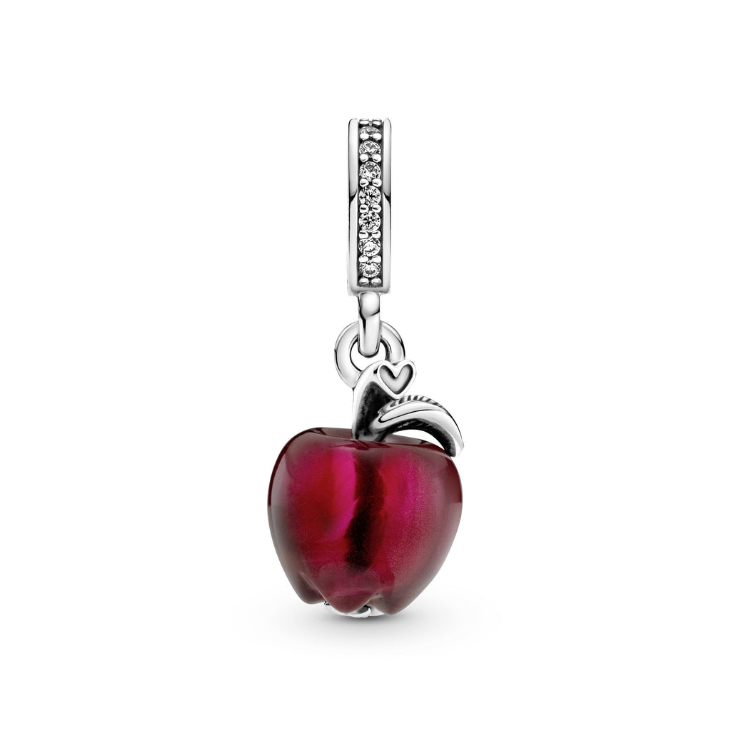 Pandora Charm Featuring Murano Glass Red Apple Dangle