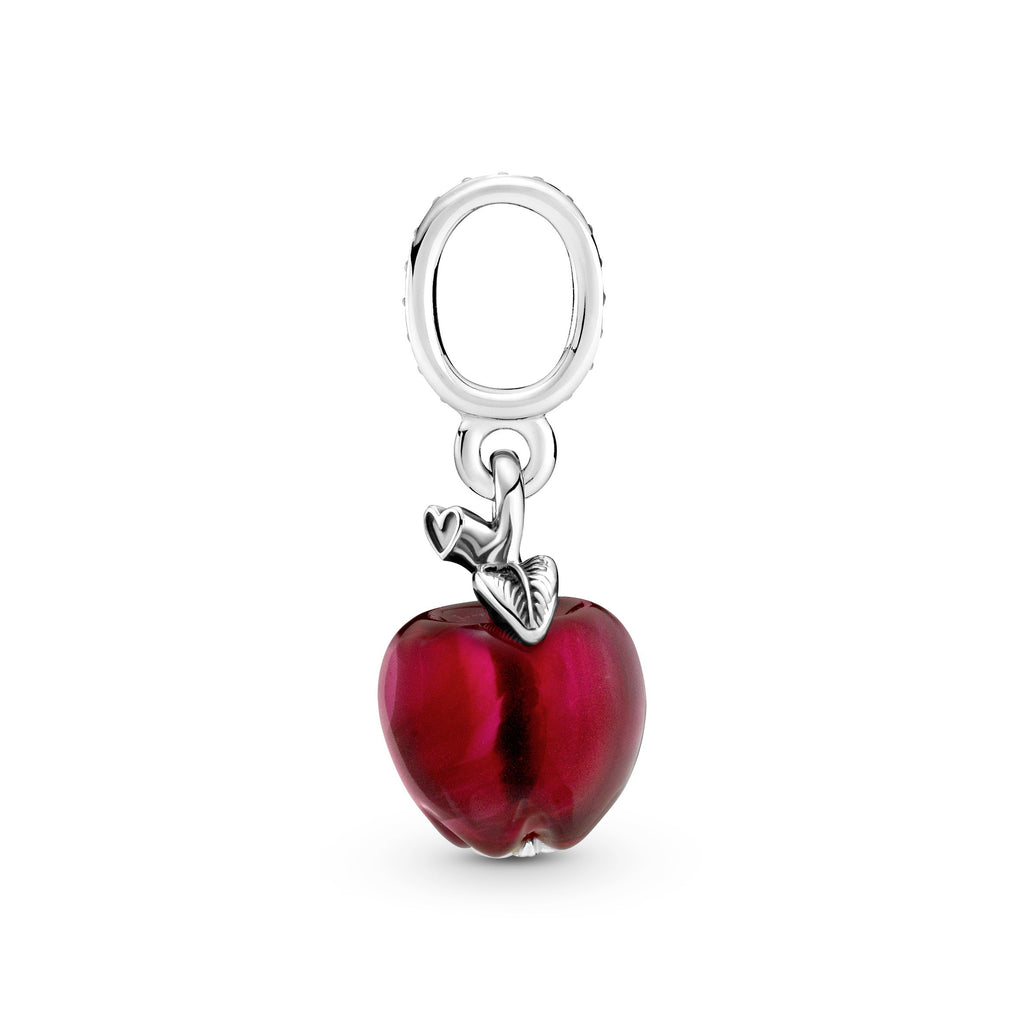 Pandora Charm Featuring Murano Glass Red Apple Dangle