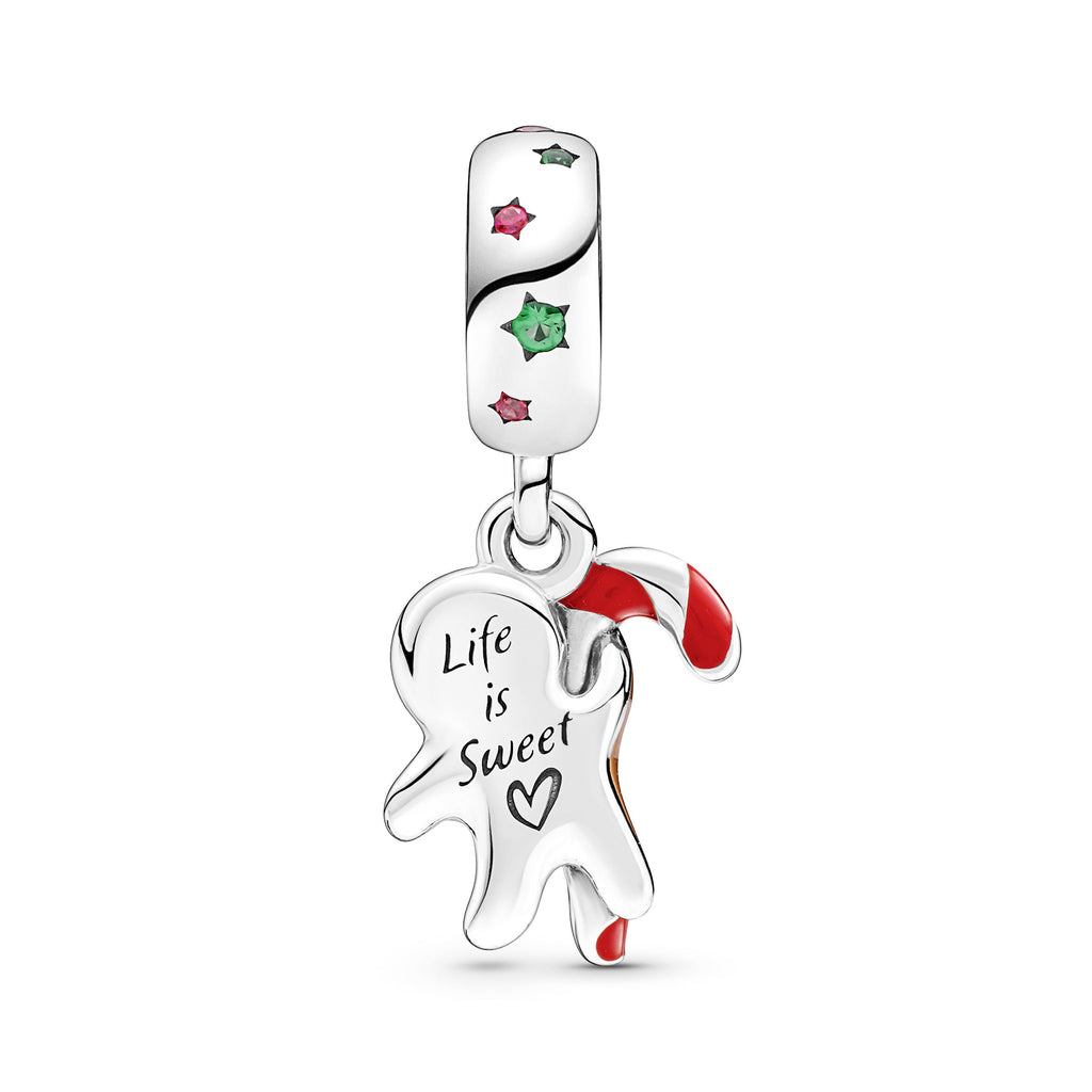 Pandora Charm Featuring Gingerbread Man Dangle