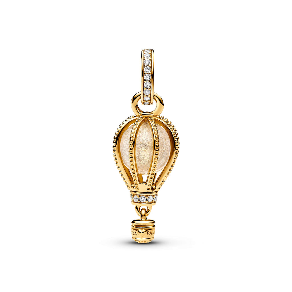 Pandora Charm Featuring Sparkling Clear Hot Air Balloon Dangle