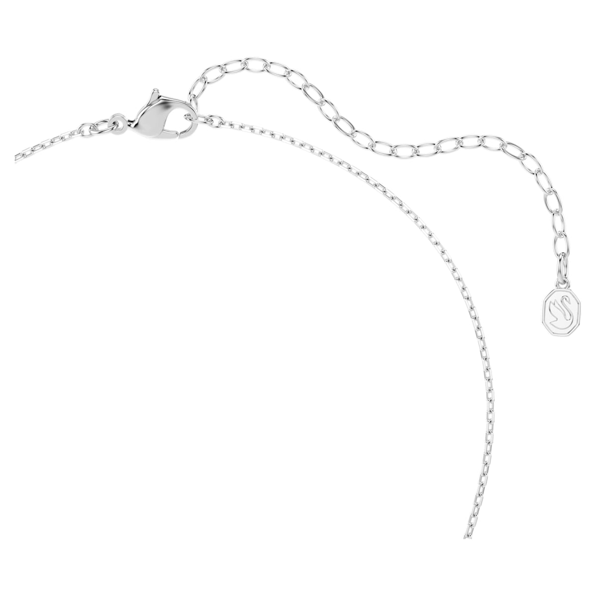 Ariana Grande x Swarovski set with multicolored mixed-cut accents and rhodium plating