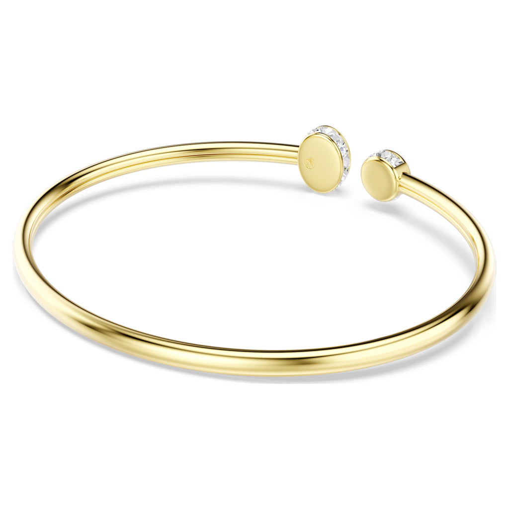 Swarovski Chroma bangle with multicolored mixed-cut accents and an 18K gold finish