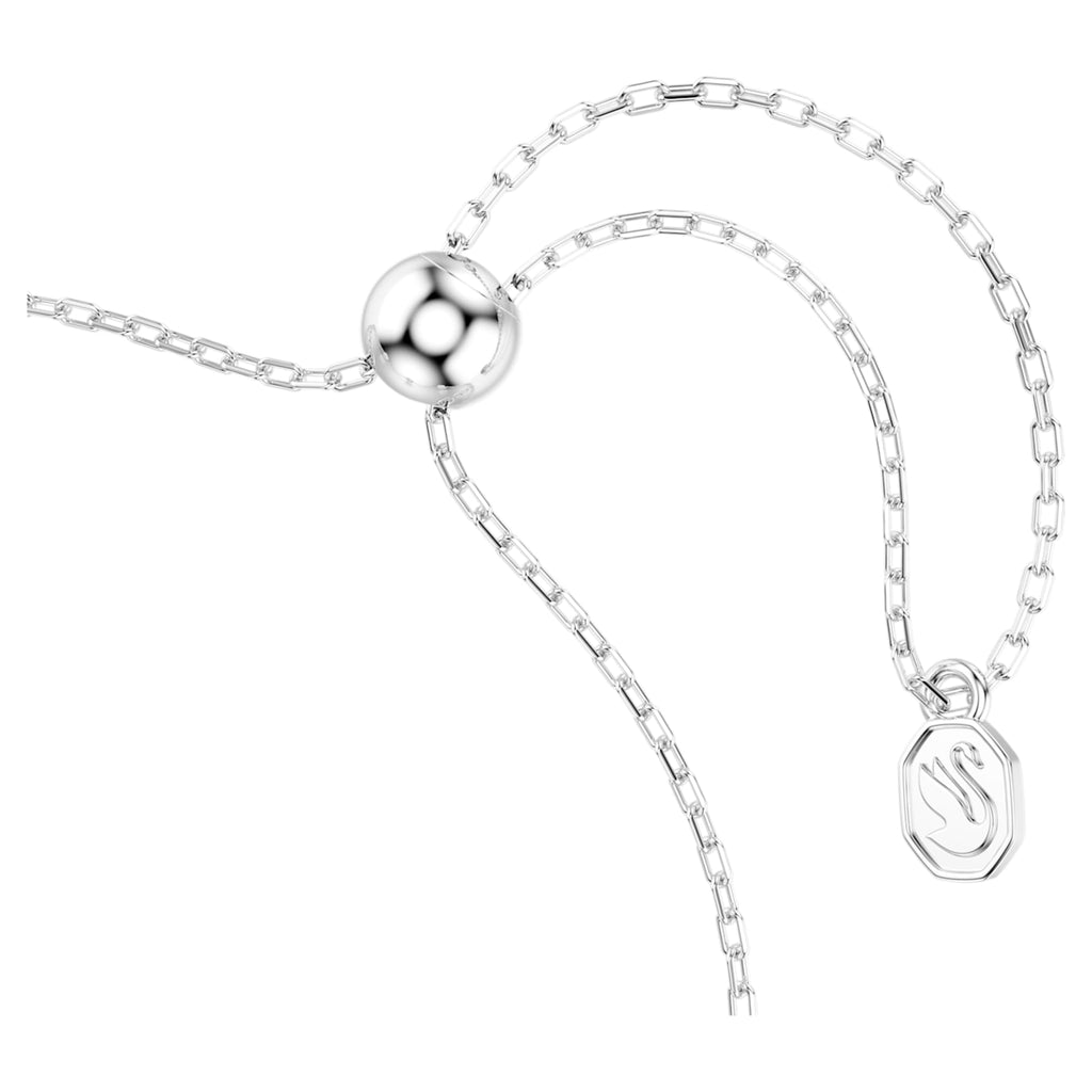Swarovski Chroma bracelet featuring a star motif with white accents and rhodium plating