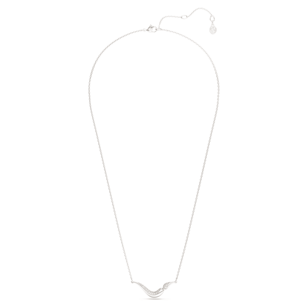 Swarovski Classica necklace with white round-cut accents and Sterling silver
