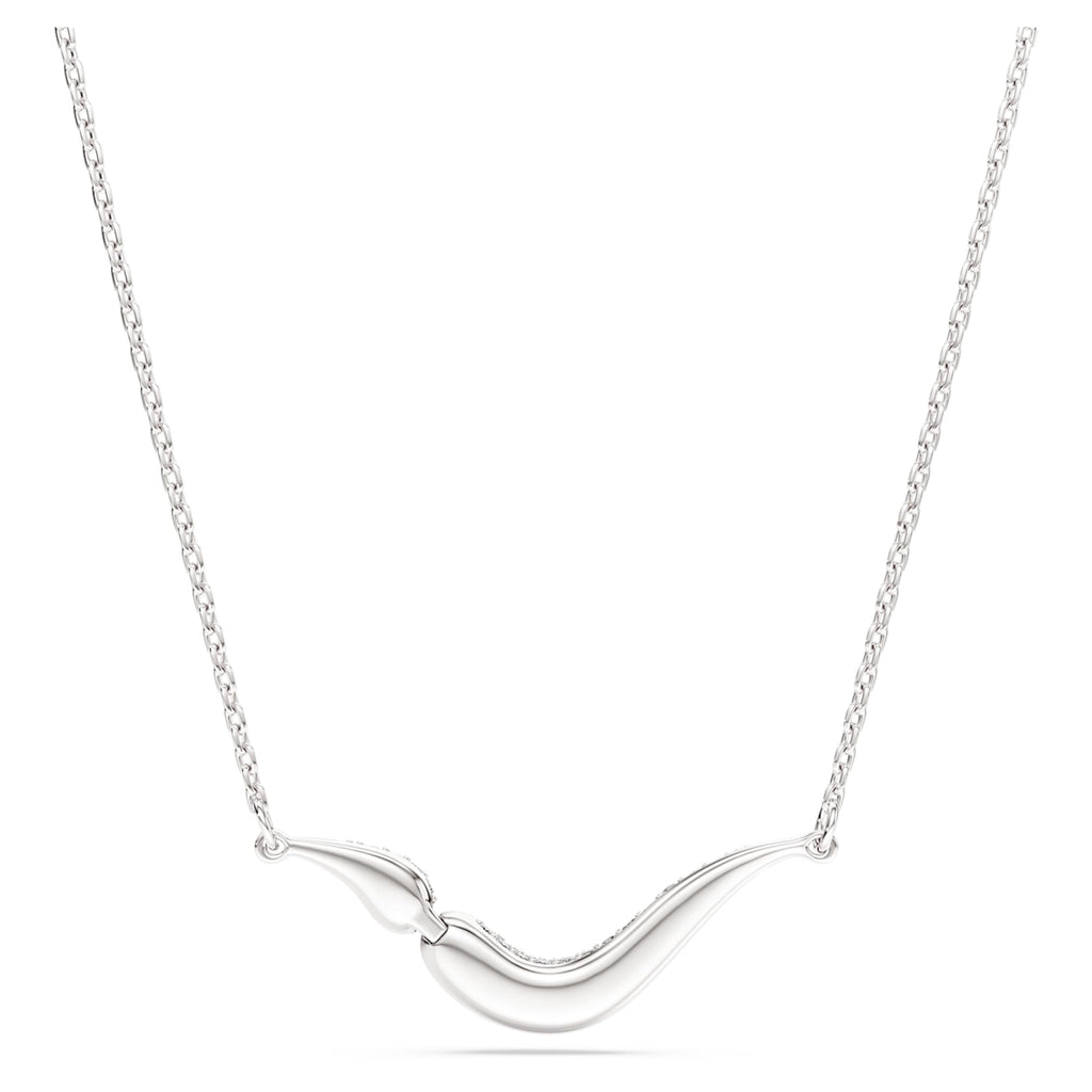 Swarovski Classica necklace with white round-cut accents and Sterling silver