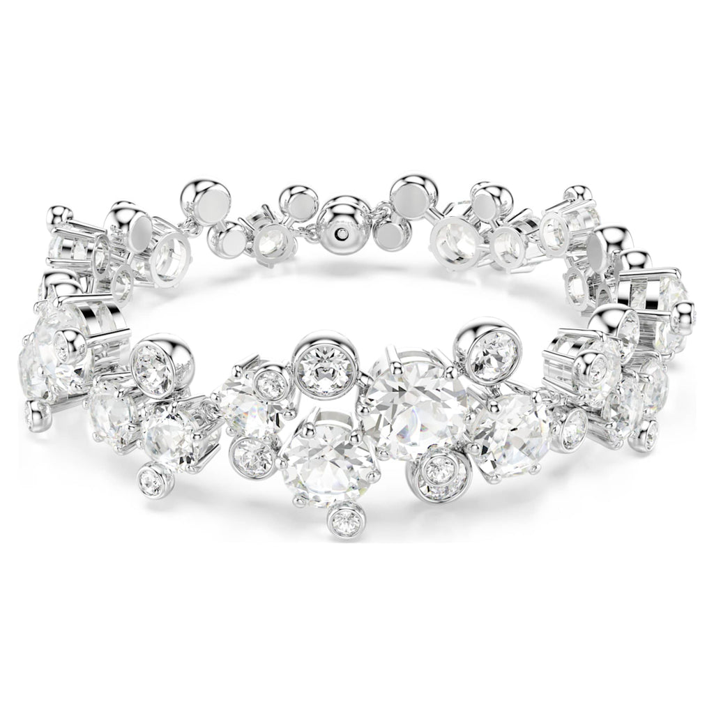 Swarovski Constella bracelet with white mixed-cut accents and rhodium plating