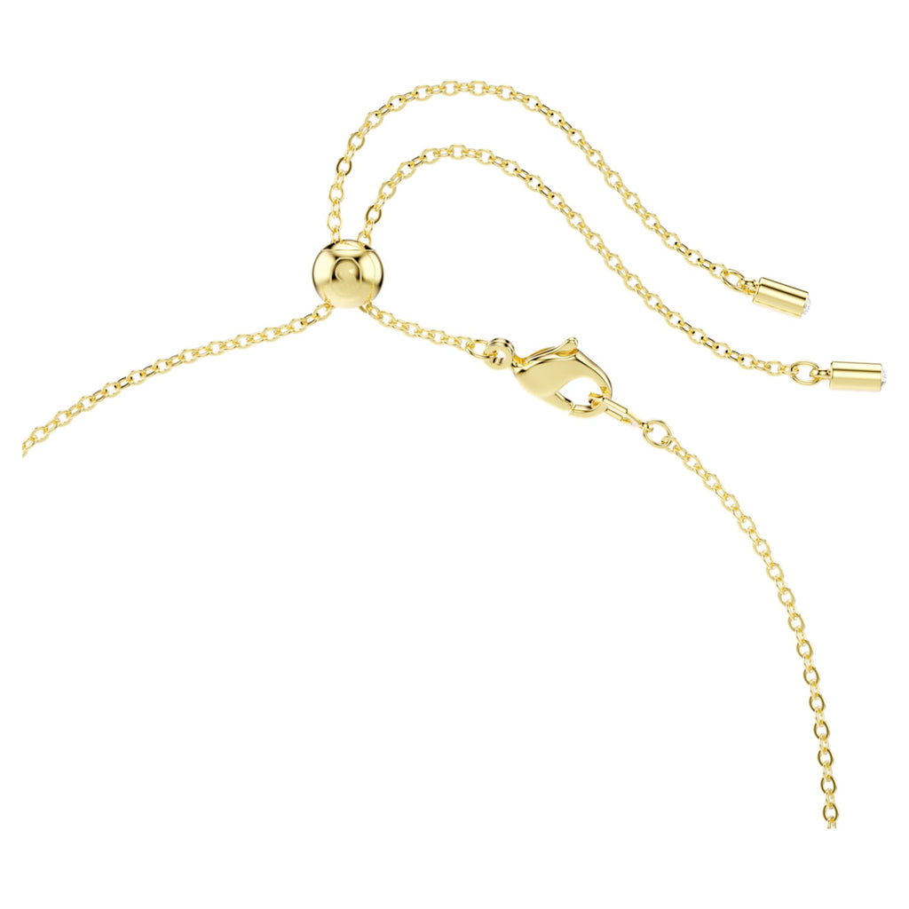 Swarovski Constella set with multicolored mixed-cut accents and an 18K gold finish