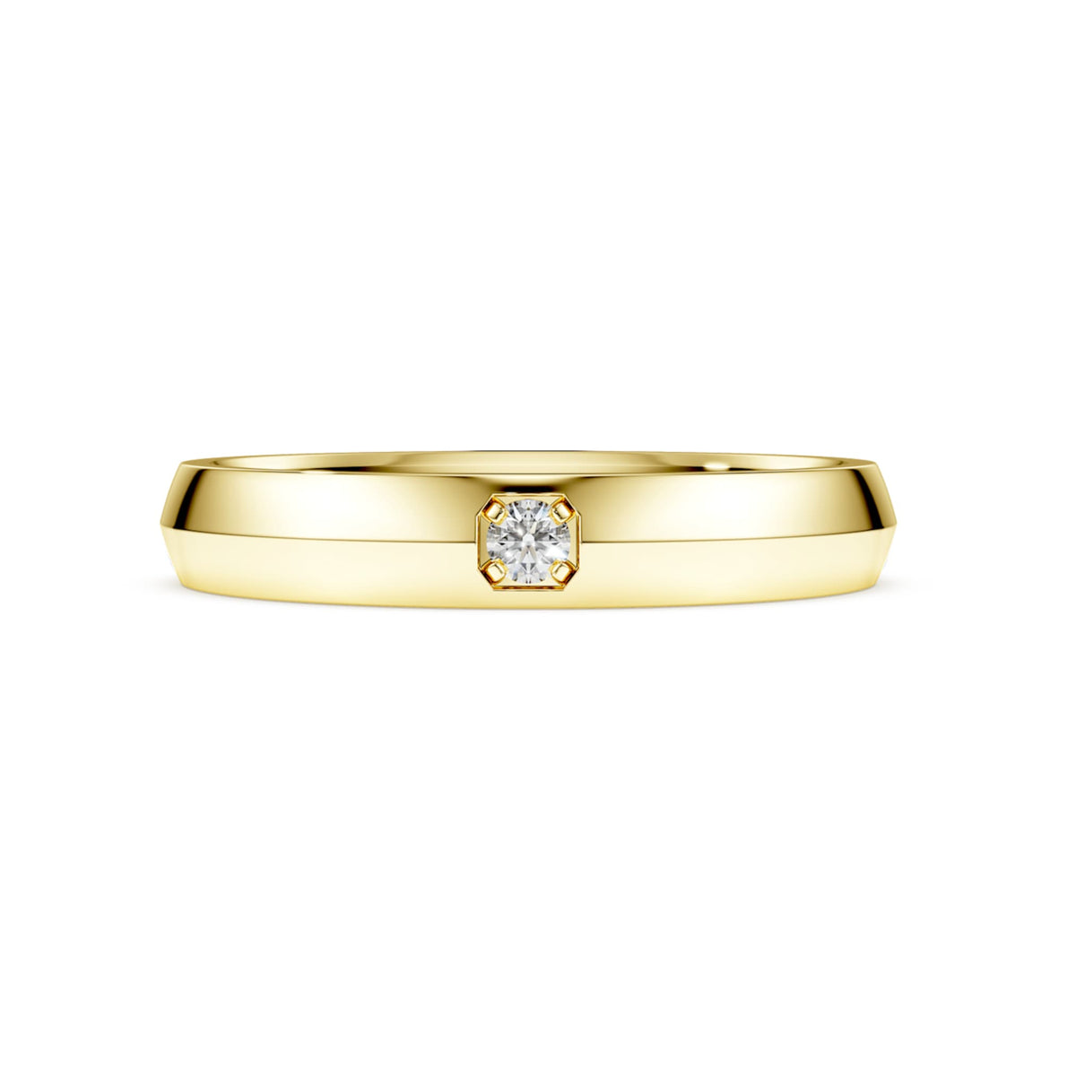 Swarovski Eternity band ring Lab-grown diamonds 0.05 ct tw, Round shape, 14K yellow gold