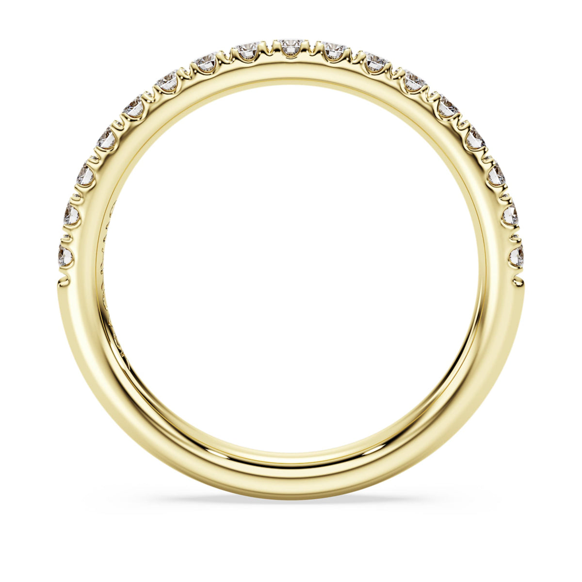 Swarovski Eternity band ring Lab-grown diamonds 0.4 ct tw, Round shape, 14K yellow gold