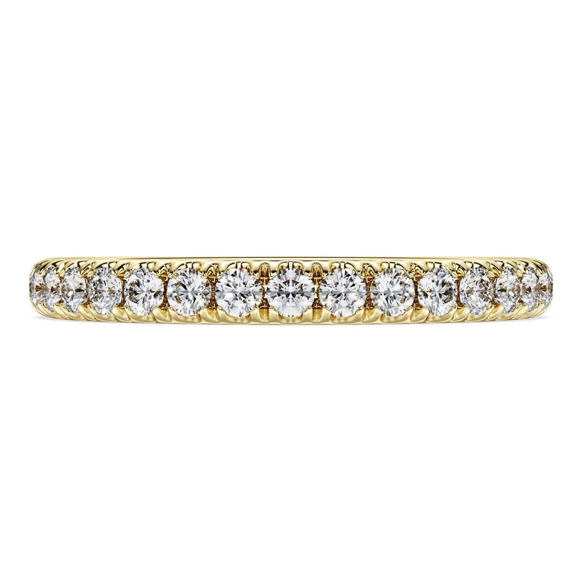 Swarovski Eternity band ring Lab-grown diamonds 0.4 ct tw, Round shape, 14K yellow gold