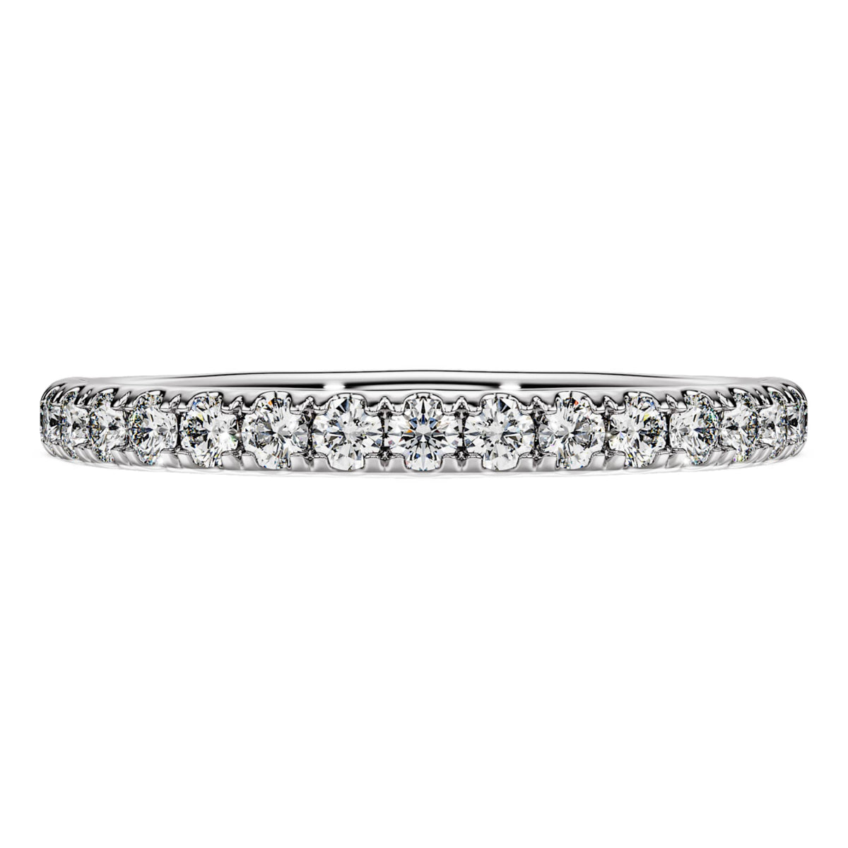 Swarovski Eternity band ring Lab-grown diamonds 0.4 ct tw, Round shape, Sterling silver