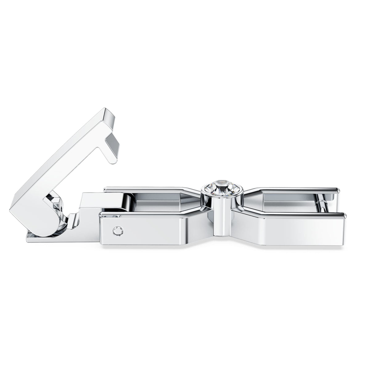 Swarovski Imber Emily Tennis extender Round cut, White, Rhodium plated