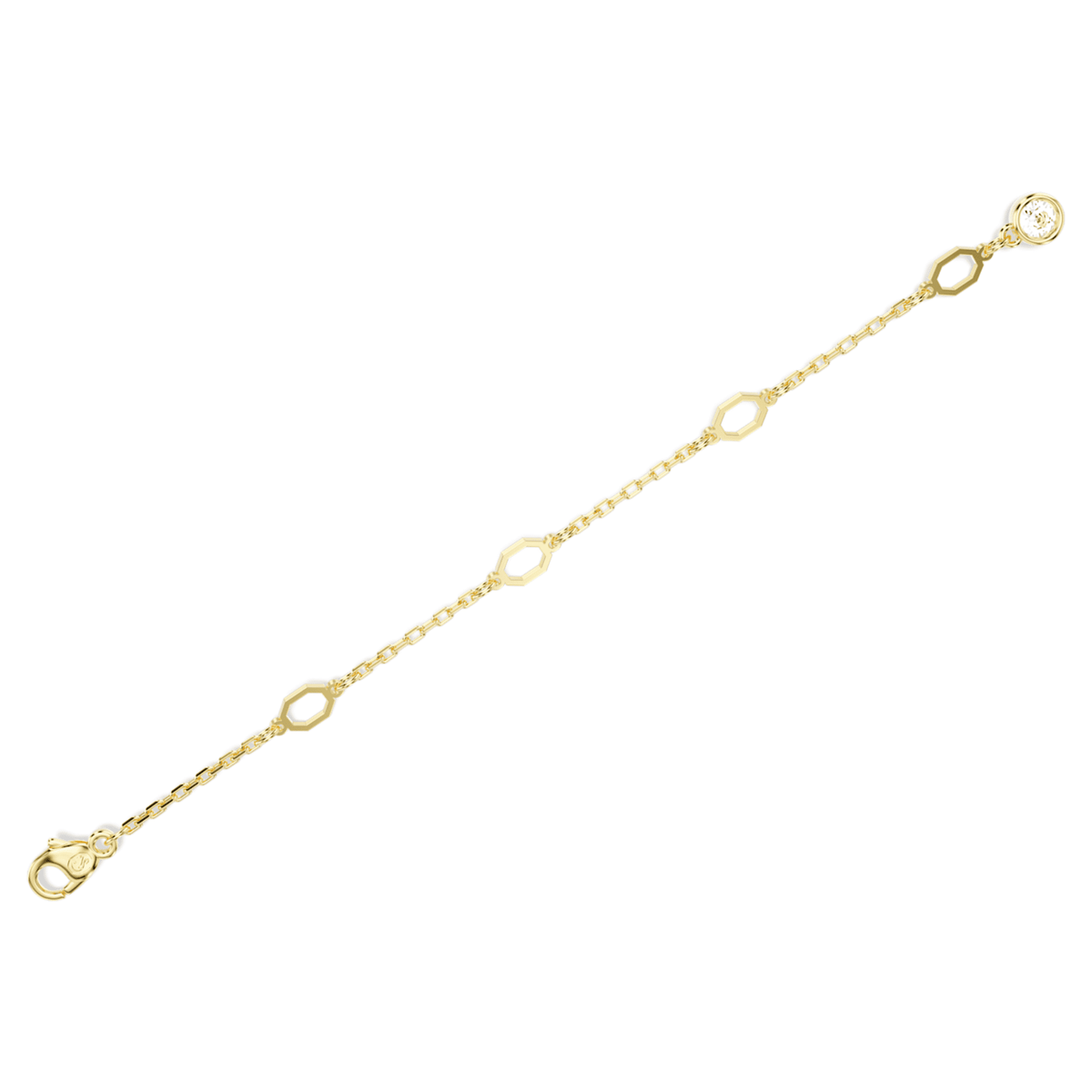 Swarovski Imber extender White, 18K gold finish