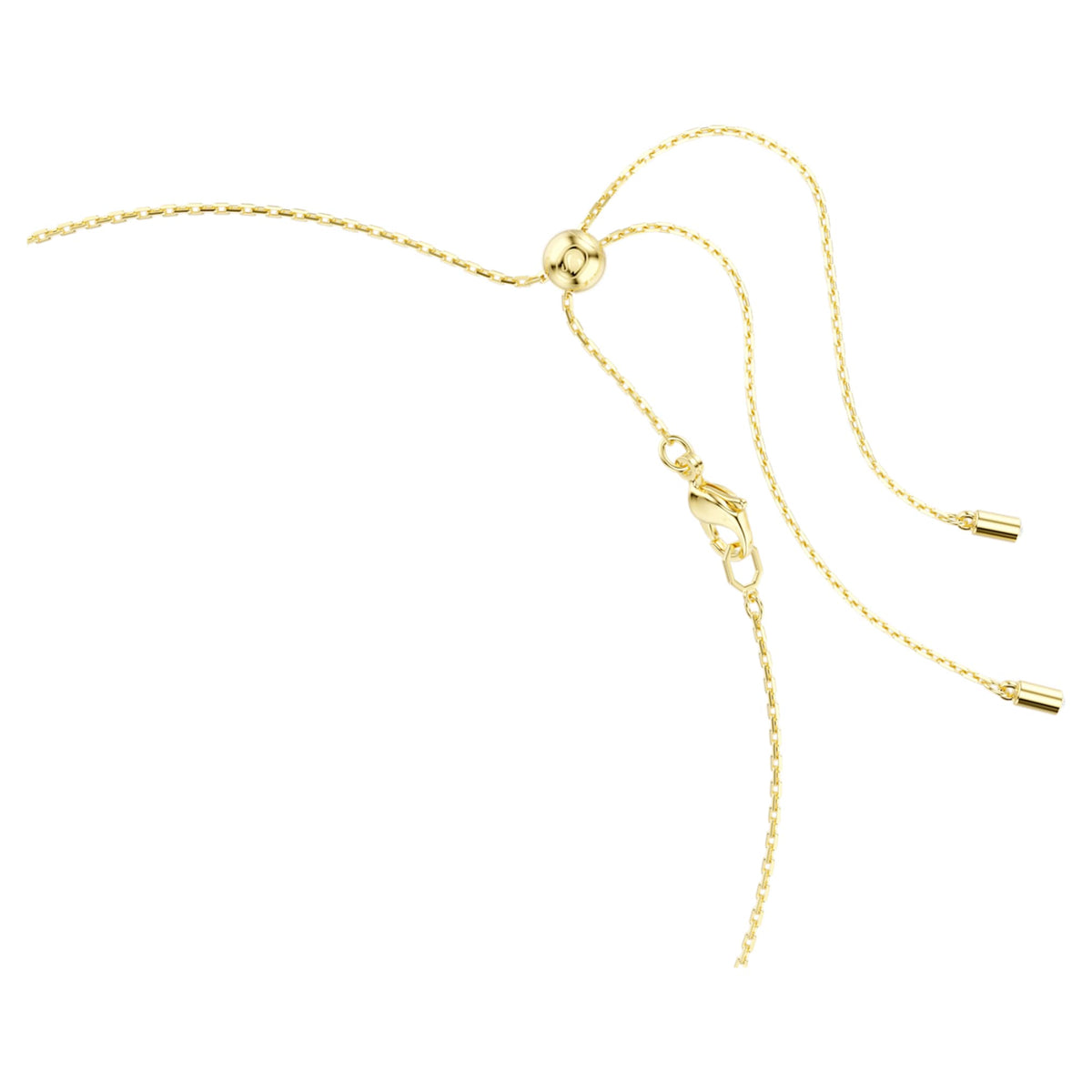 Swarovski Imber necklace Mixed cuts, White, 18K gold finish