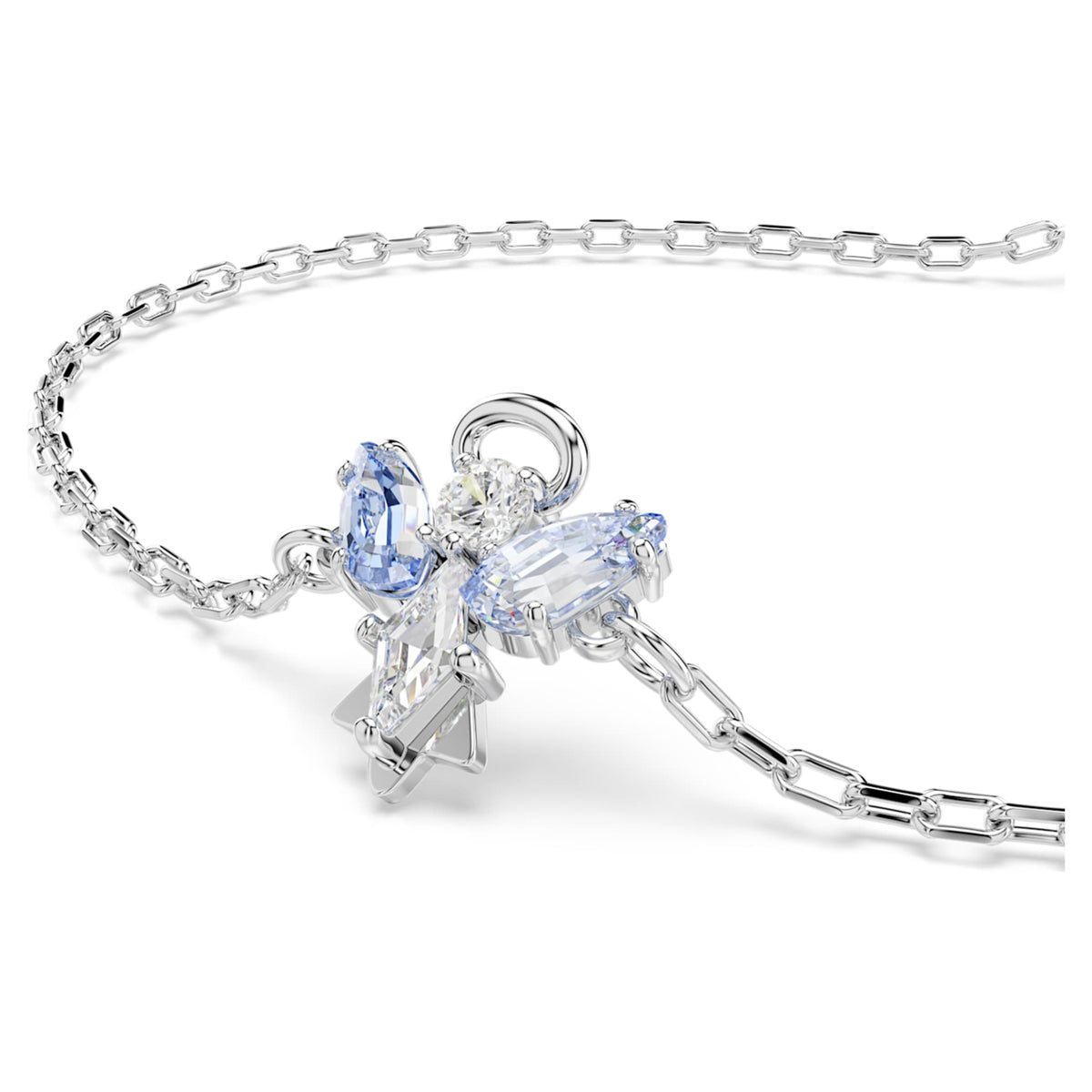 Swarovski Magic bracelet Angel, Blue, Rhodium plated