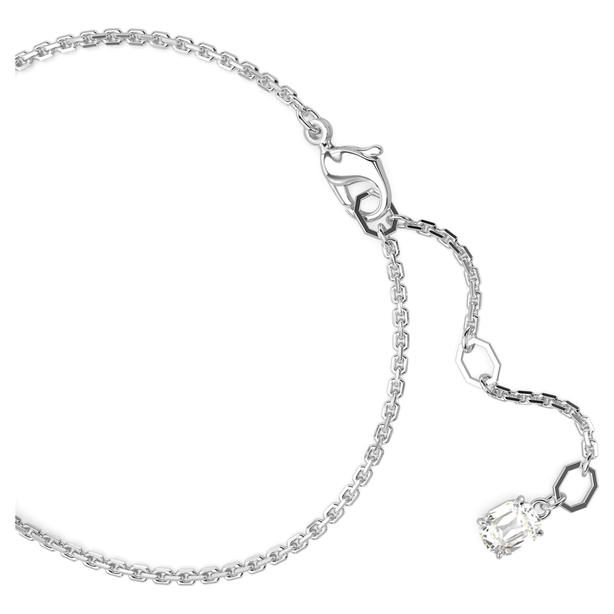 Swarovski Mesmera bracelet with blue mixed-cut accents and rhodium plating