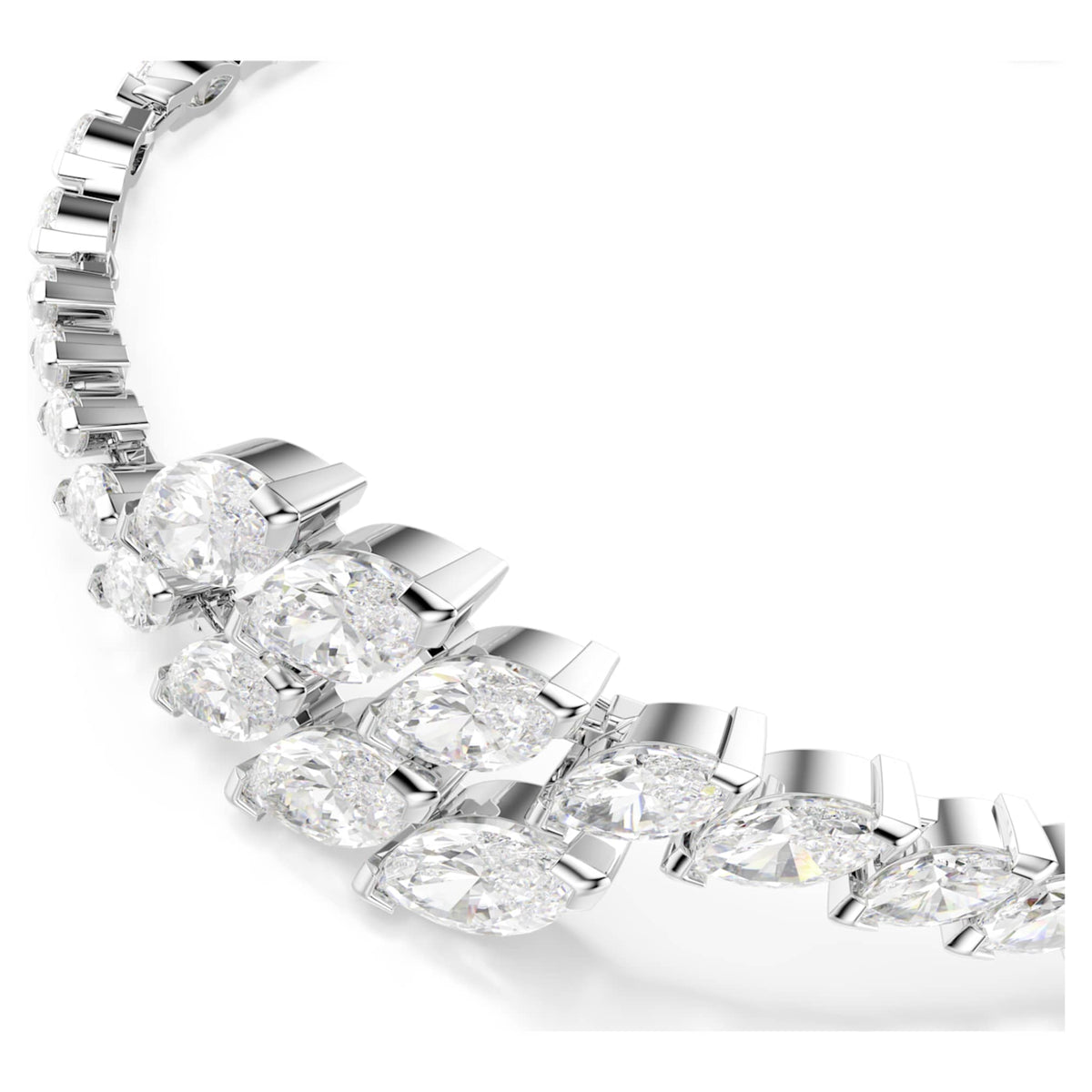 Swarovski Mesmera set Set (3), Marquise cut, White, Rhodium plated