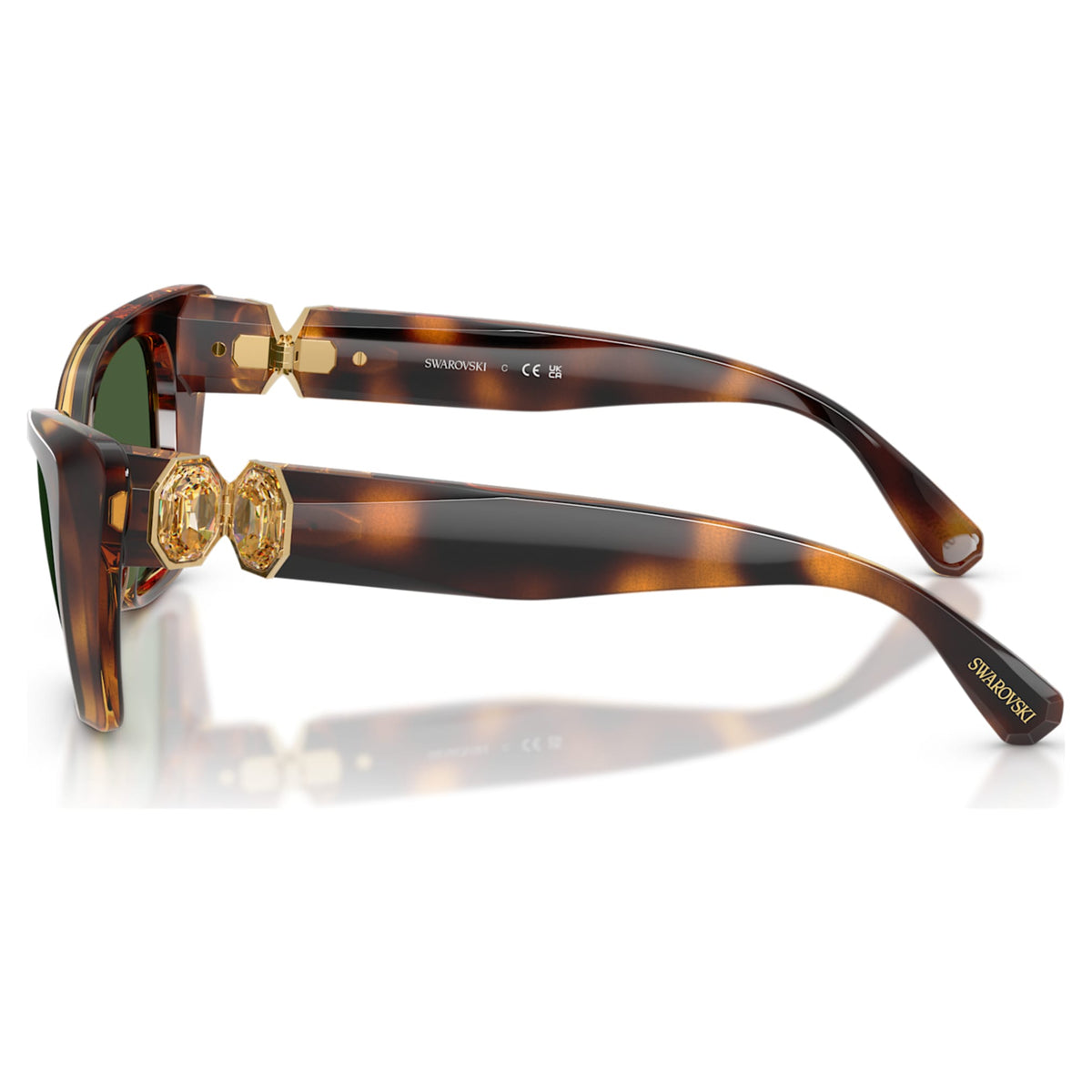 Swarovski Sunglasses Cat-eye shape, SK6047, Light brown