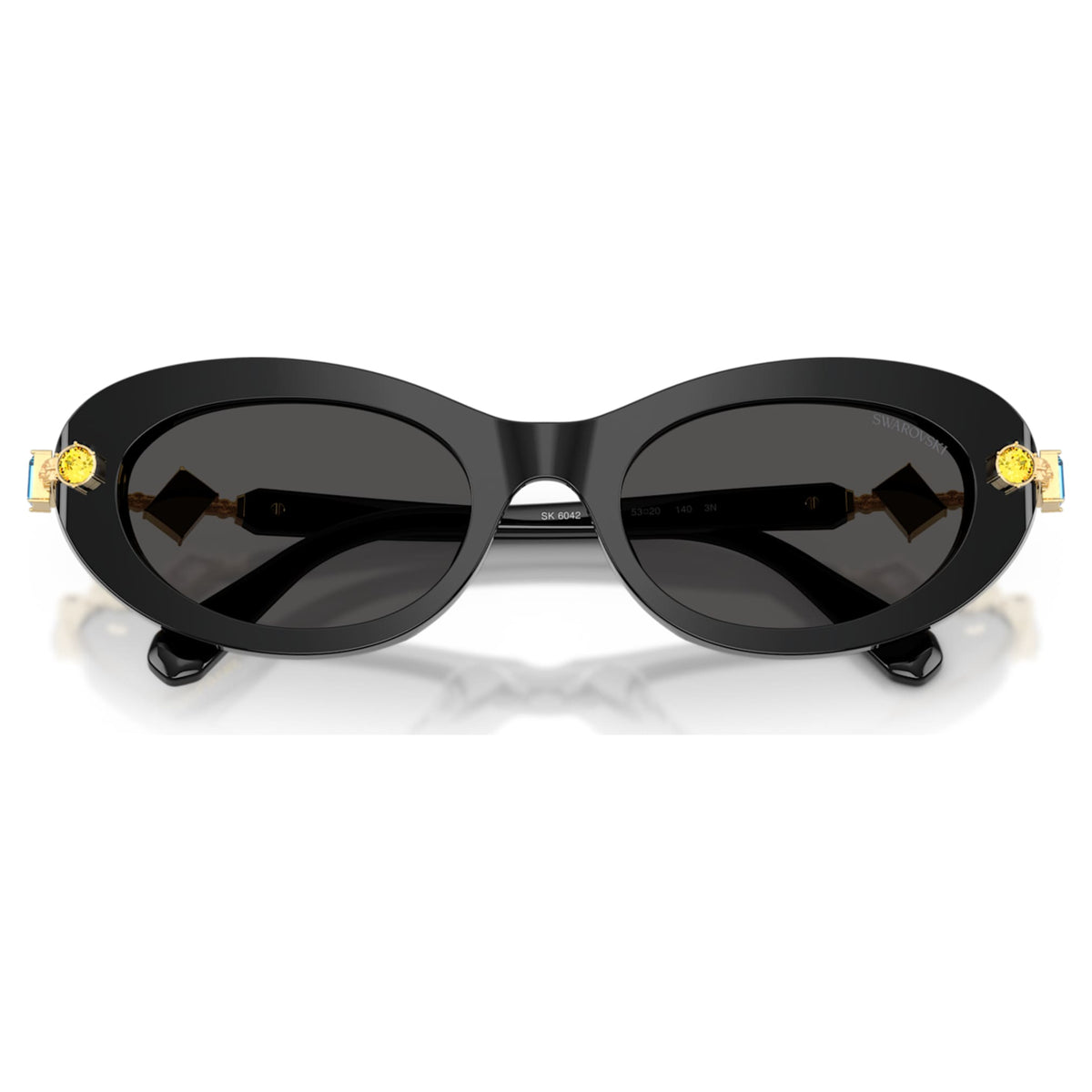 Swarovski Sunglasses Oval shape, Black