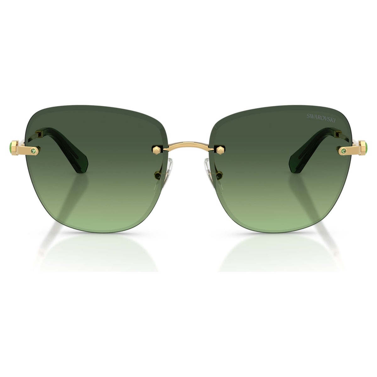 Swarovski Sunglasses Square shape, SK7043, Green