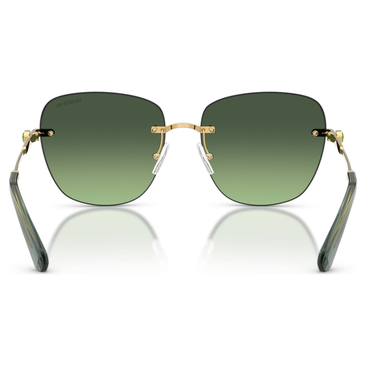 Swarovski Sunglasses Square shape, SK7043, Green