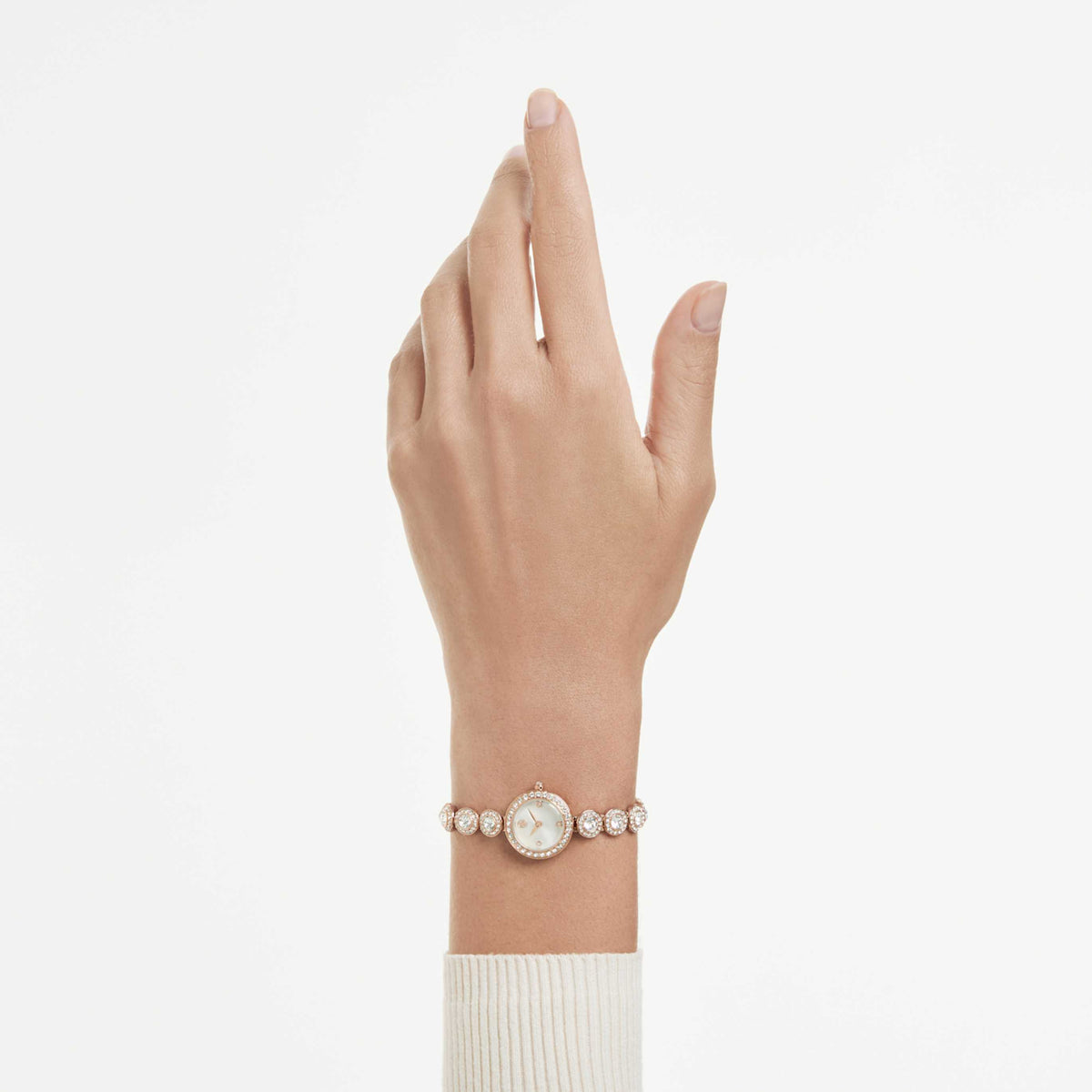 Swarovski Una Angelic watch Crystal bracelet, Silver tone, Stainless steel