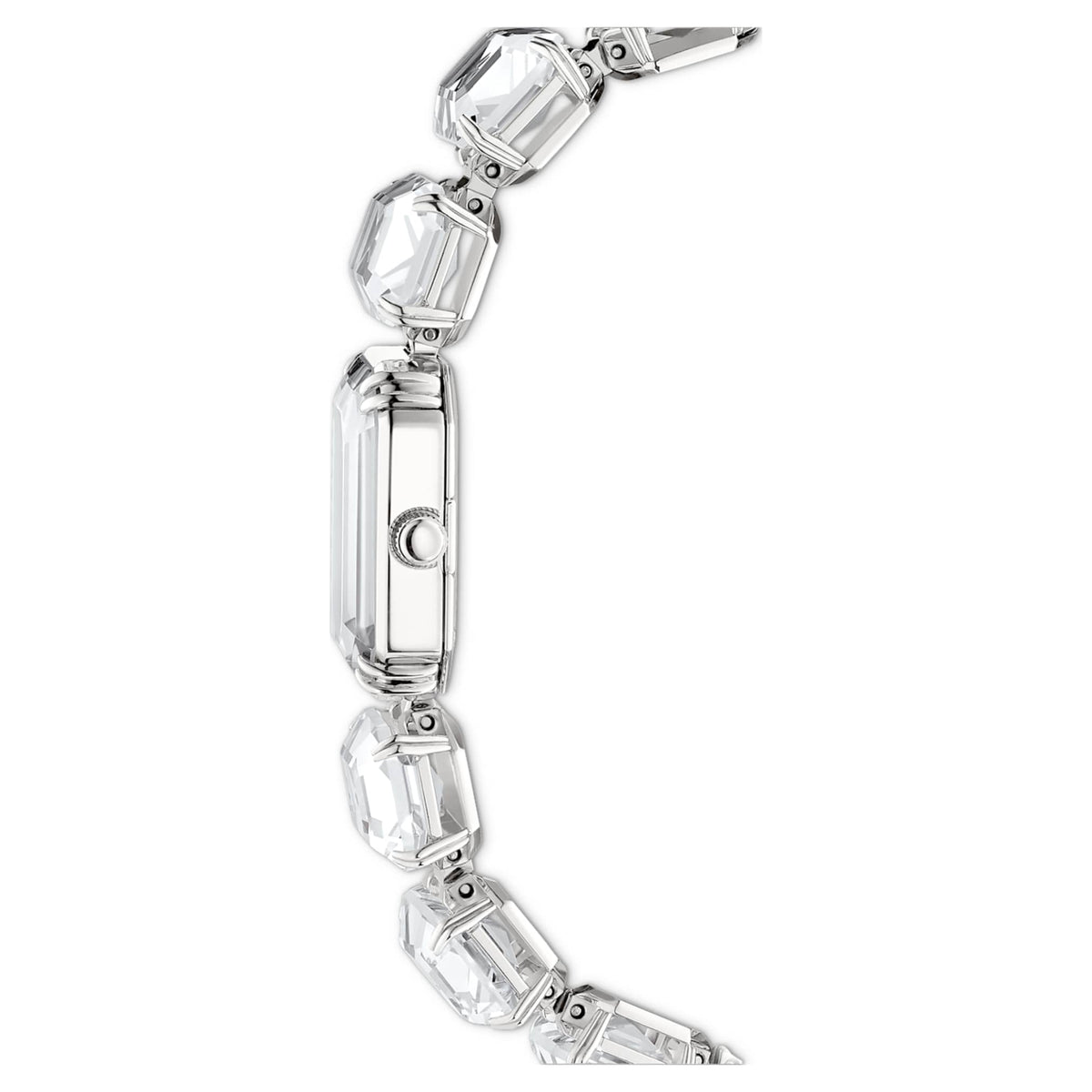 Swarovski Watch Octagon cut bracelet, White, Stainless steel